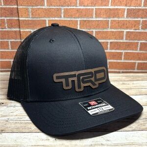 Richardson 112 Tacoma TRD Leatherette Patch Trucker Hat, Black, 4Runner Hat